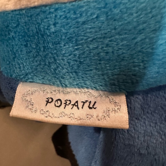 Popatu Blue Airplane Jet Rolling Backpack - Picture 14 of 15